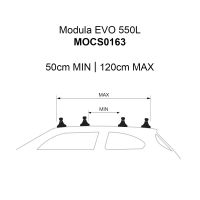 EVO 550L Gloss Black Roof Box